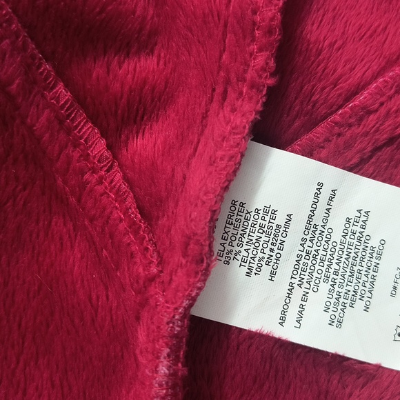 Free Country Red Sporty Warm Winter Lined Zipper Jacket - Picture 9 of 10